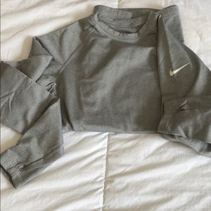 Nike fleece lined workout top